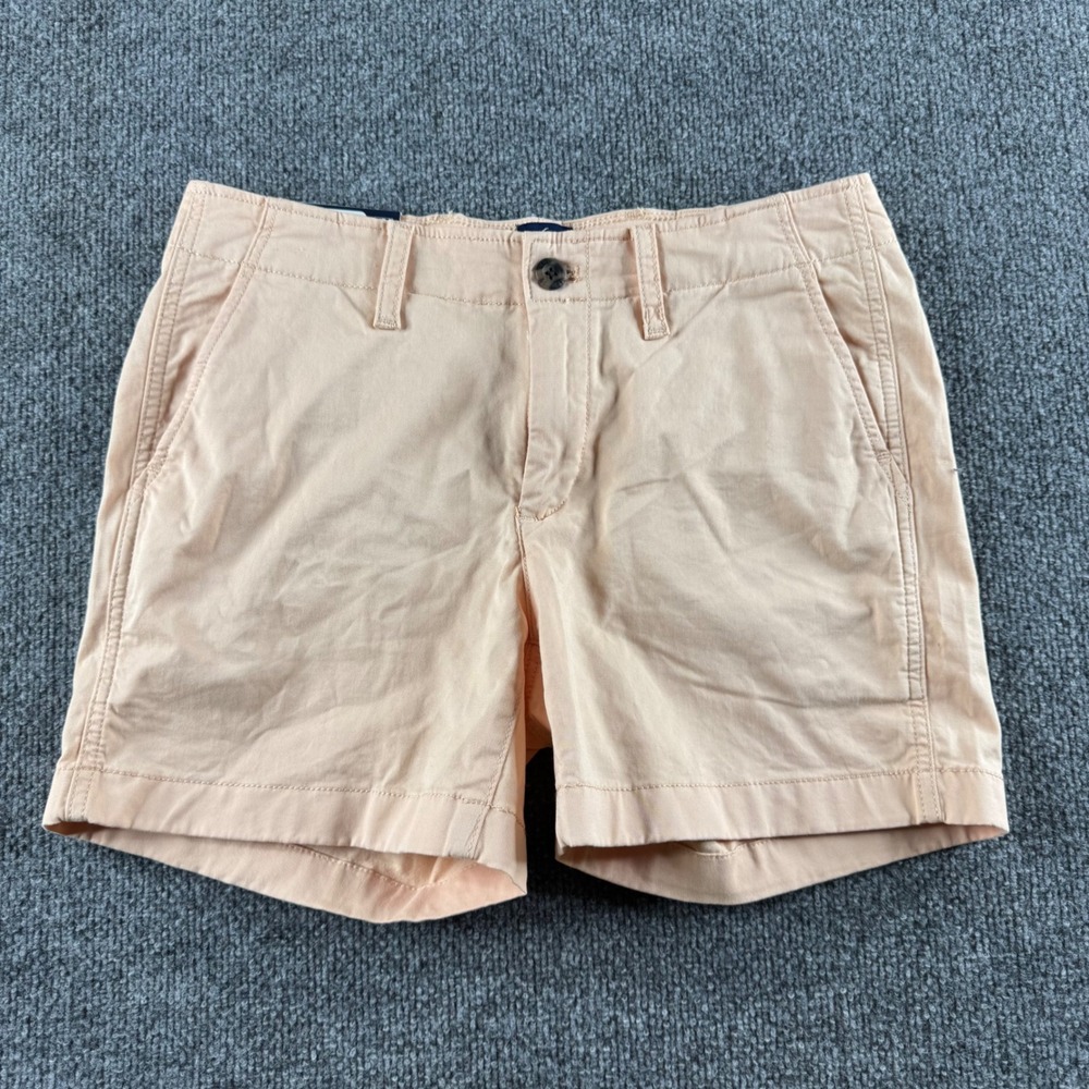 Gap Mid Rise Khaki Shorts Peach Parfait Chino Size 4 NWT GP004081